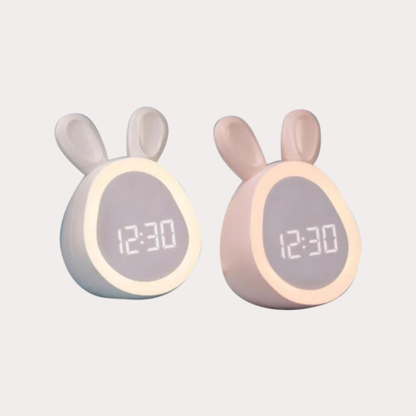 Bunny LED Glow Alarm Clock